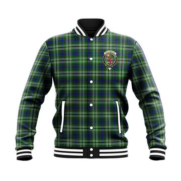 Spottiswood Tartan Baseball Jacket with Family Crest