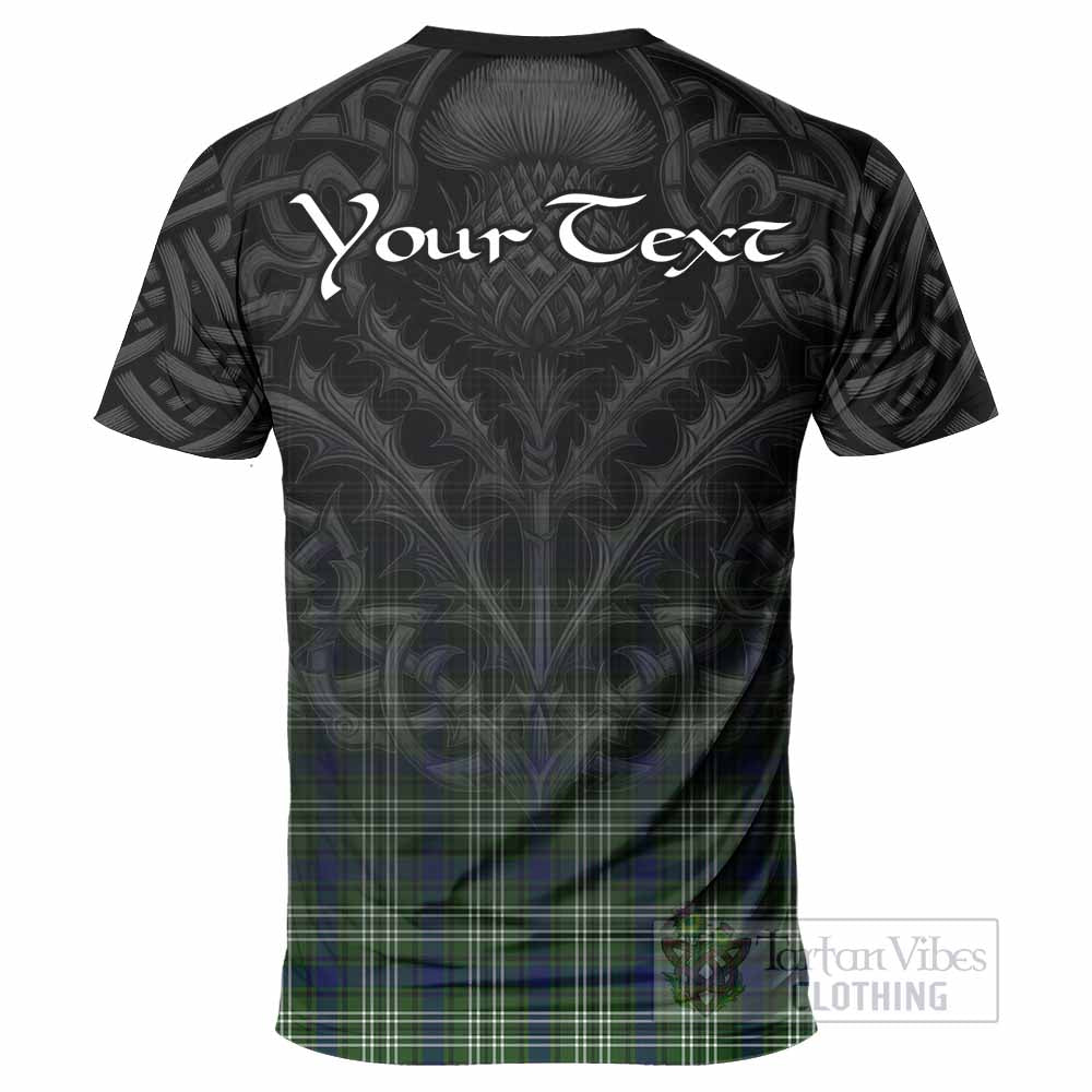 Tartan Vibes Clothing Spottiswood Tartan T-Shirt with Family Crest Celtic Thistle Vibes