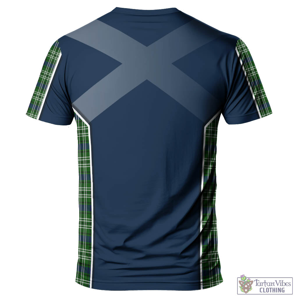 Tartan Vibes Clothing Spottiswood Tartan T-Shirt with Family Crest and Lion Rampant Vibes Sport Style