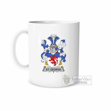 St. George Irish Clan Coat of Arms Ceramic Mug