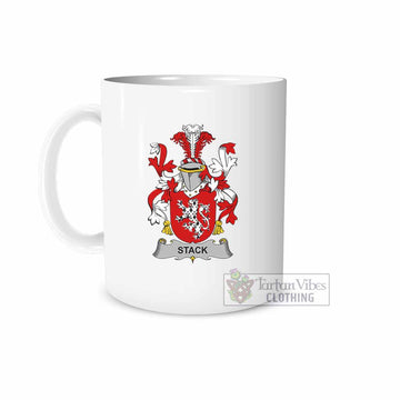 Stack Irish Clan Coat of Arms Ceramic Mug