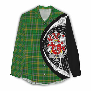 Stack Irish Clan Women's Casual Shirt Celtic Circle Style Female - Tartan Vibes Clothing