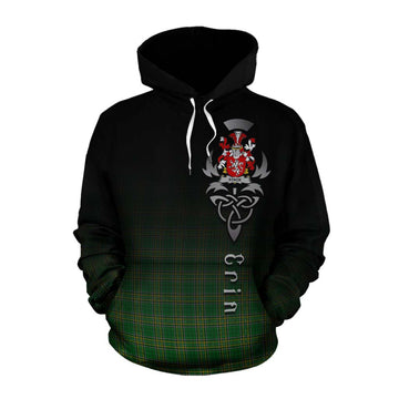 Stack Irish Clan Cotton Hoodie with Coat of Arms Erin Go Bragh Celtic Inspired Pullover Hoodie XS - Tartan Vibes Clothing