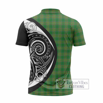 Stack Irish Clan Zipper Polo Shirt Celtic Circle Style - Tartan Vibes Clothing