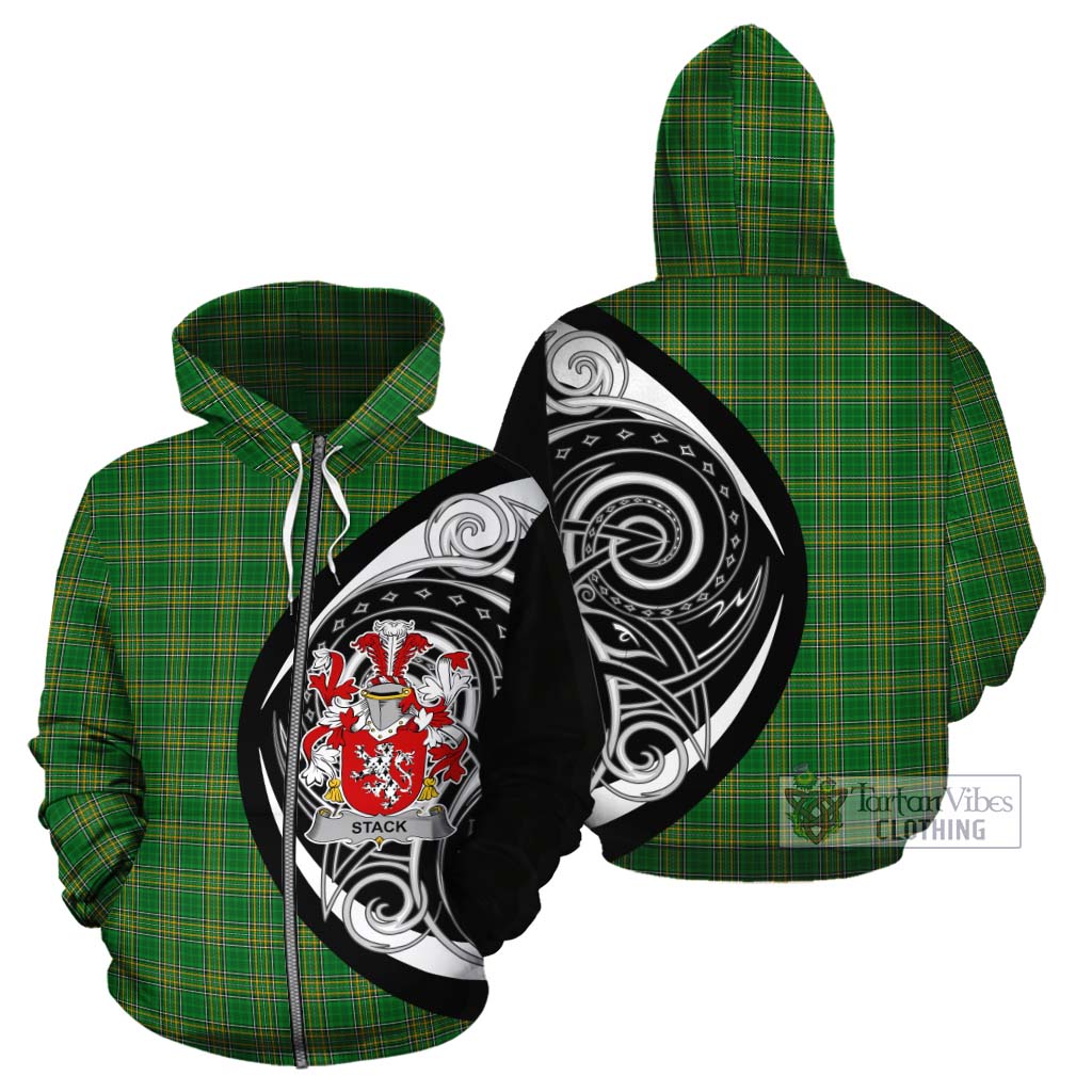 Stack Irish Clan Cotton Hoodie Celtic Circle Style Zip Hoodie - Tartan Vibes Clothing