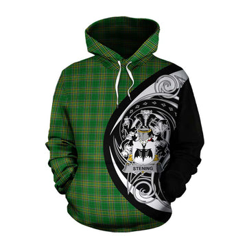 Stening Irish Clan Cotton Hoodie Celtic Circle Style Pullover Hoodie XS - Tartan Vibes Clothing
