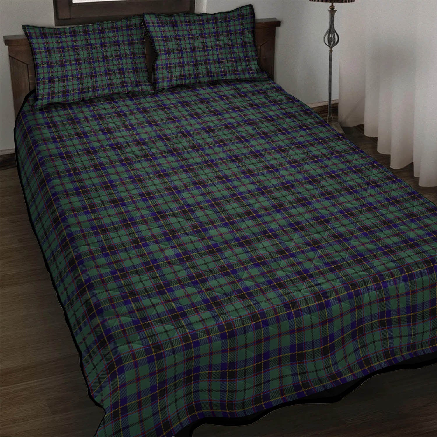Stephenson Tartan Quilt Bed Set - Tartanvibesclothing Shop