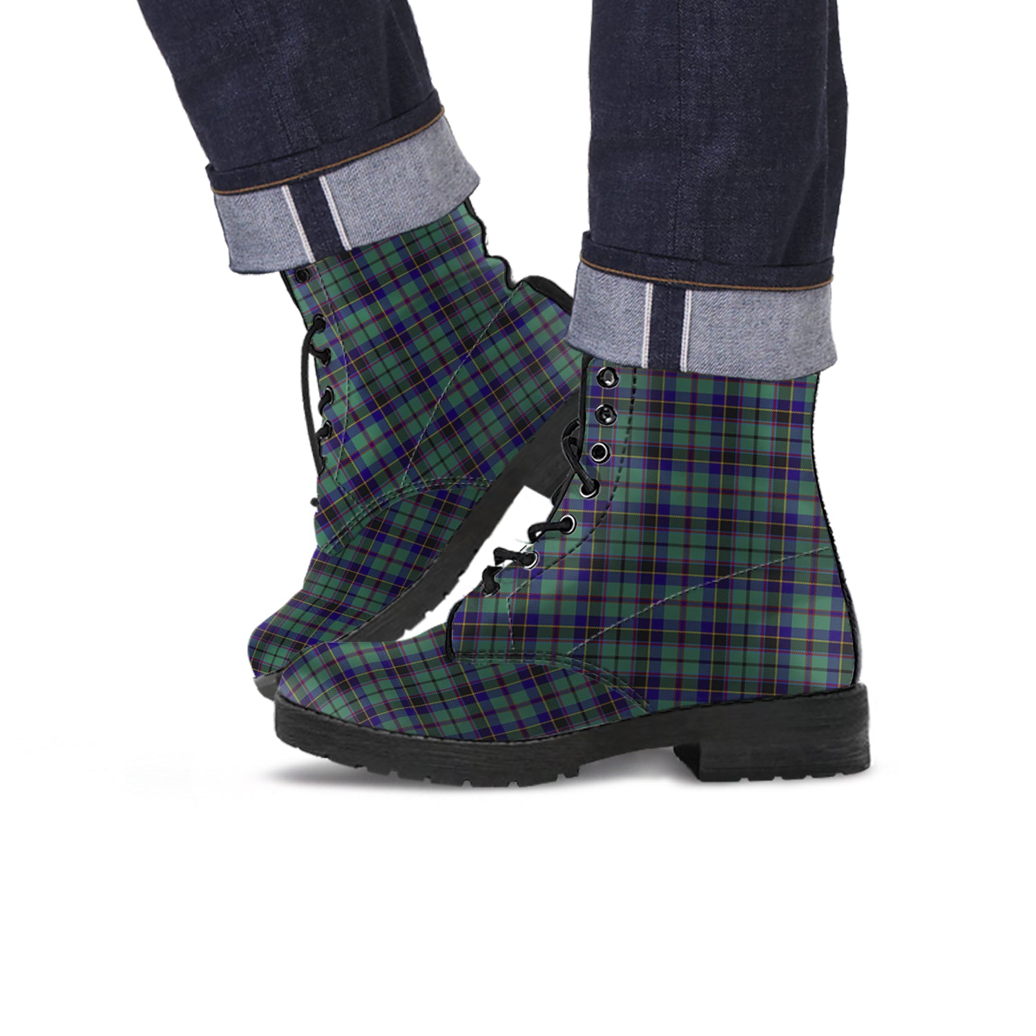 stephenson-tartan-leather-boots