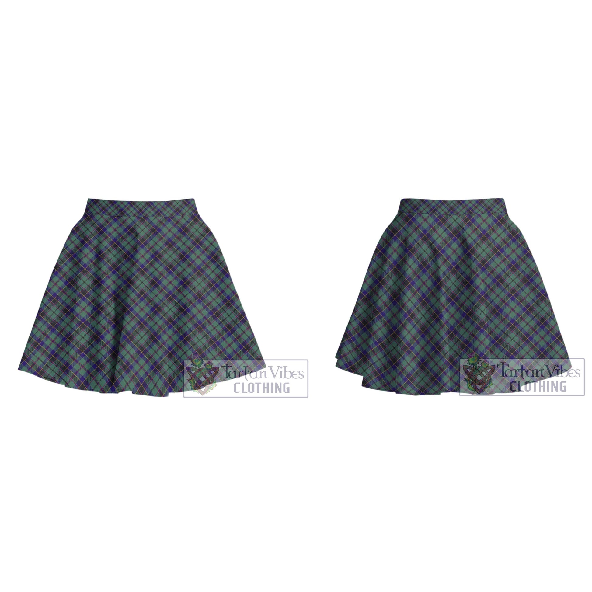 Tartan Vibes Clothing Stephenson Tartan Women's Plated Mini Skirt