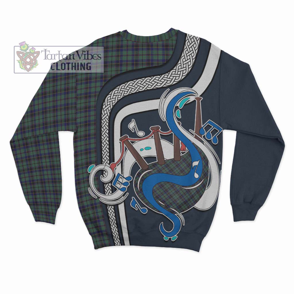 Tartan Vibes Clothing Stephenson Tartan Sweatshirt with Epic Bagpipe Style