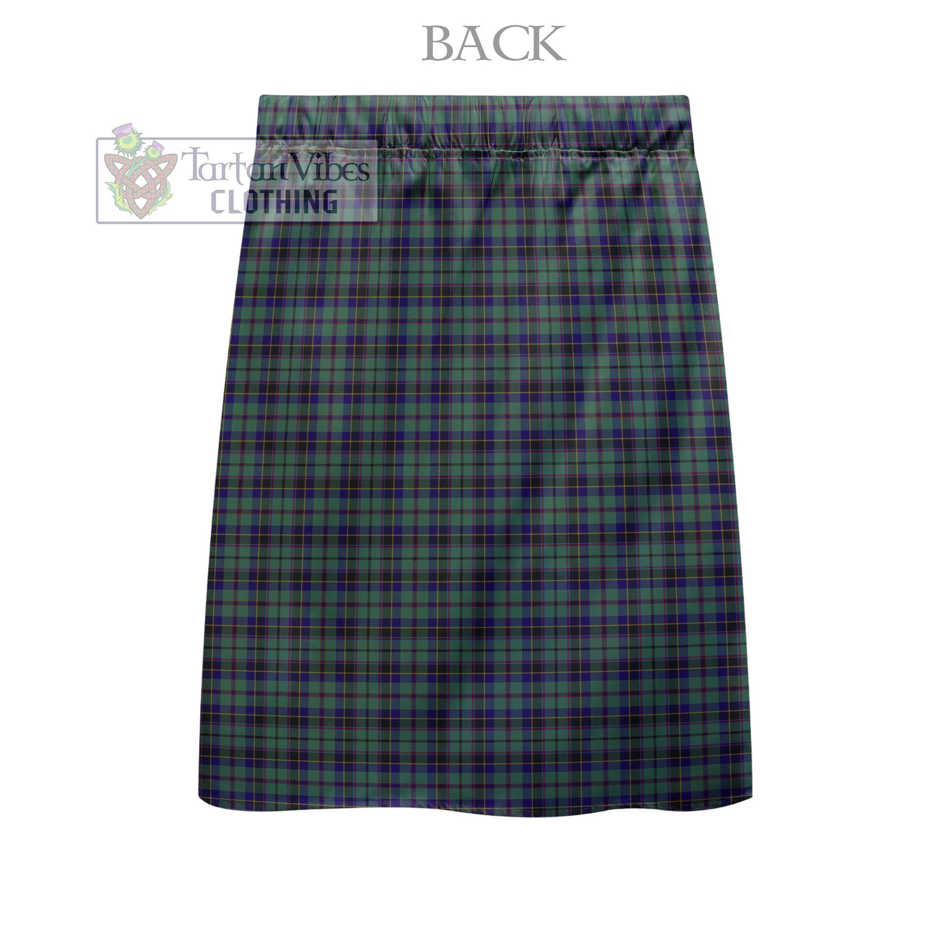 Tartan Vibes Clothing Stephenson Tartan Men's Pleated Skirt - Fashion Casual Retro Scottish Style