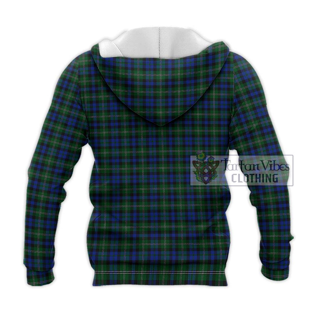 Stephenson Hunting Tartan Knitted Hoodie with Family Crest DNA In Me Style - Tartanvibesclothing Shop