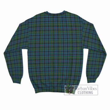 Stephenson Hunting Red Stripe Tartan Sweatshirt with Family Crest DNA In Me Style