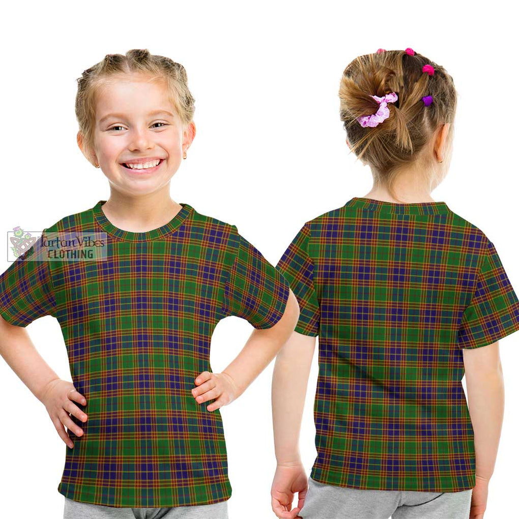 Stephenson Old Tartan Kid T-Shirt Youth XL Size14 - Tartanvibesclothing Shop