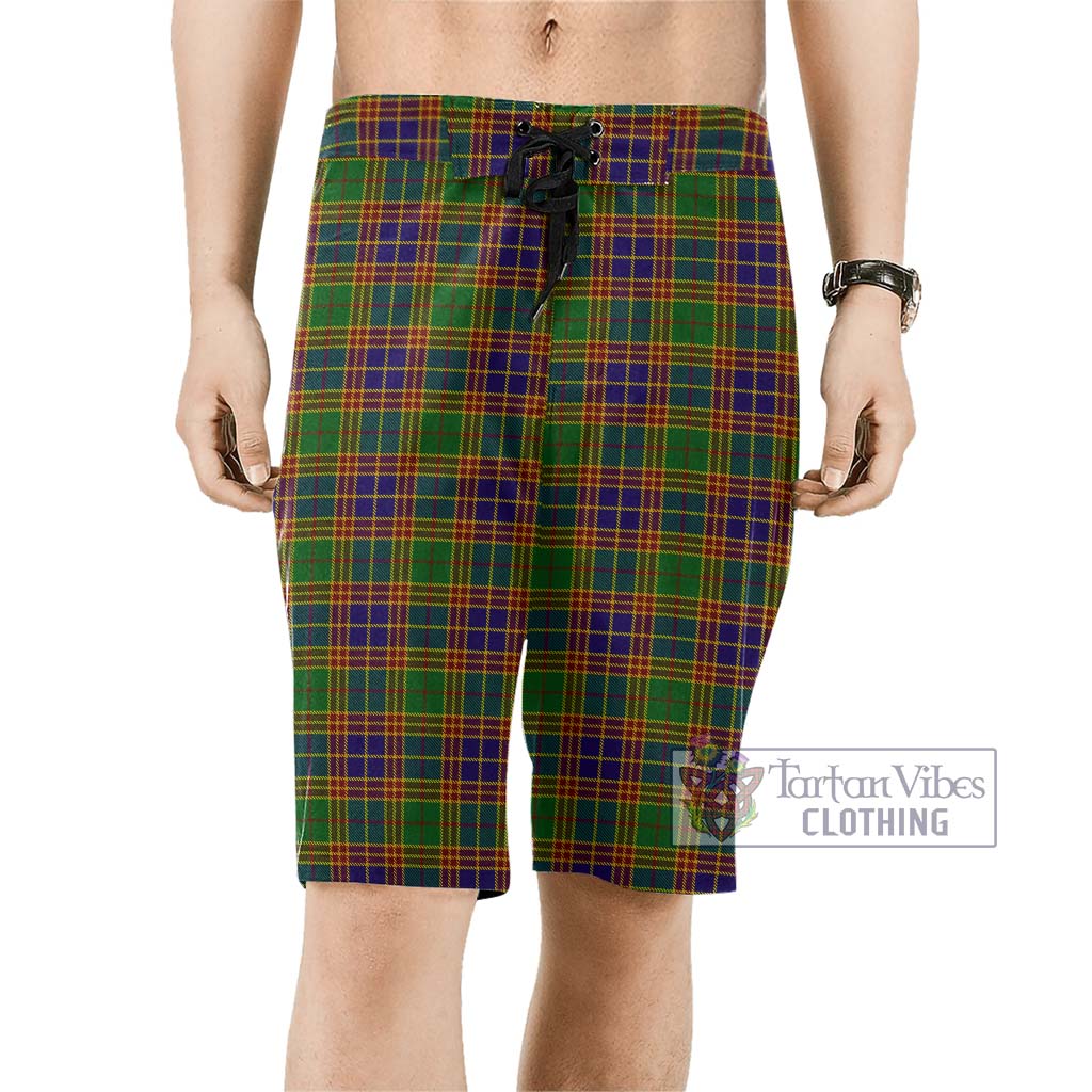 Tartan Vibes Clothing Stephenson Old Tartan Men's Board Shorts