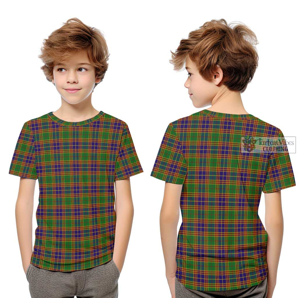 Stephenson Old Tartan Kid T-Shirt - Tartanvibesclothing Shop