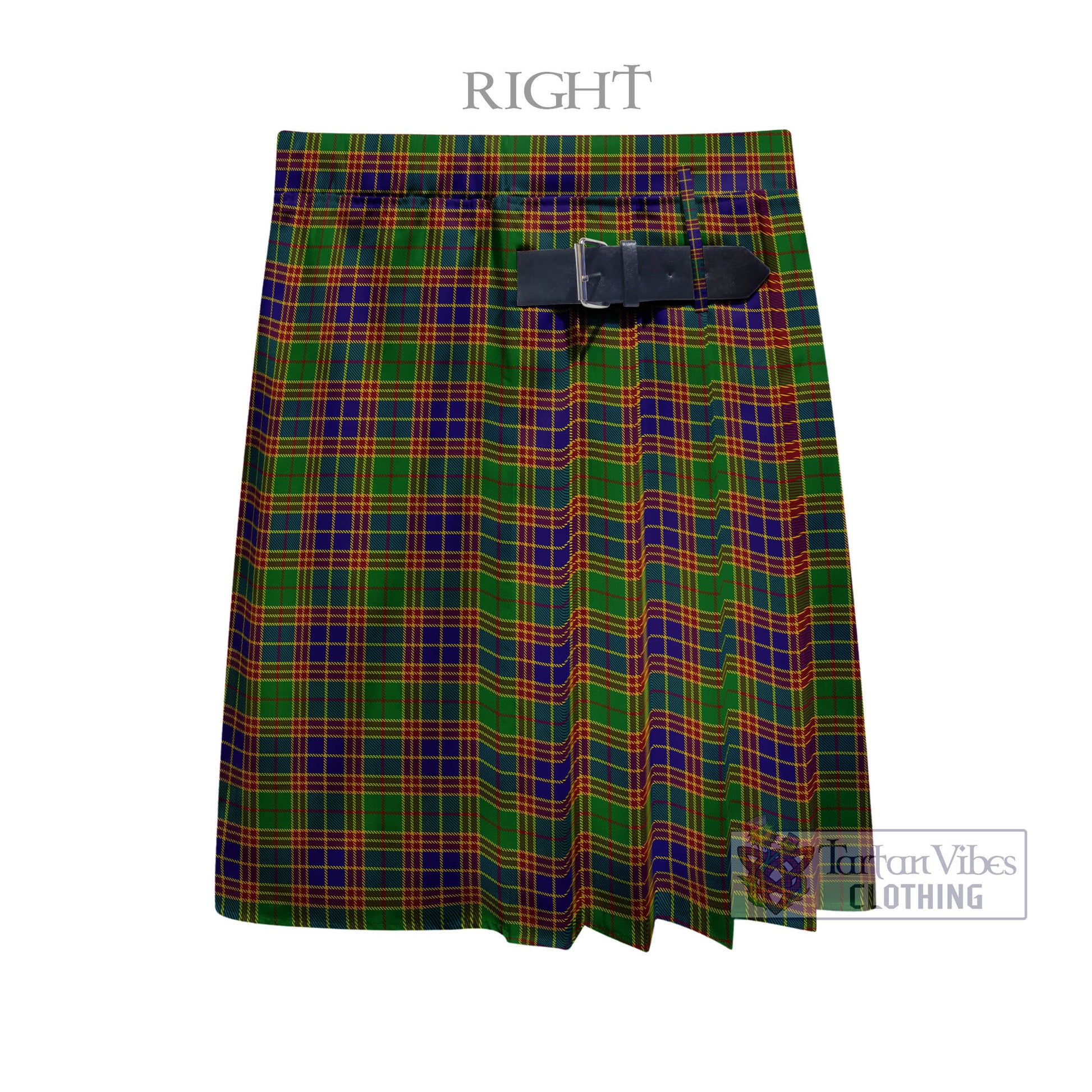 Tartan Vibes Clothing Stephenson Old Tartan Men's Pleated Skirt - Fashion Casual Retro Scottish Style