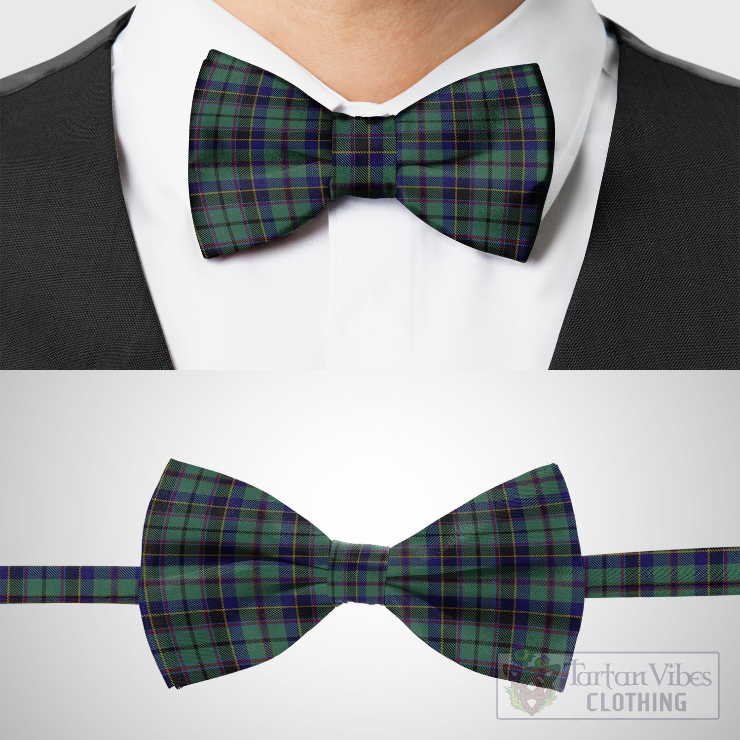 Tartan Vibes Clothing Stephenson (Stevenson) Tartan Bow Tie