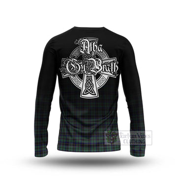 Stephenson (Stevenson) Tartan Long Sleeve T-Shirt Featuring Alba Gu Brath Family Crest Celtic Inspired