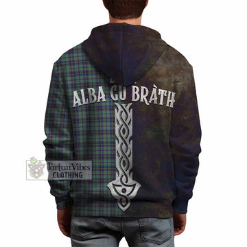 Stephenson (Stevenson) Tartan Family Crest Hoodie Alba Gu Brath Be Brave Lion Ancient Style - Tartan Vibes Clothing