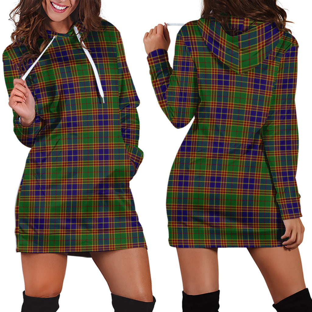 Stevenson Old Tartan Hoodie Dress - Tartan Vibes Clothing