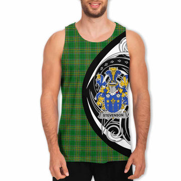 Stevenson Irish Clan Men's Tank Top Celtic Circle Style Men - Tartan Vibes Clothing