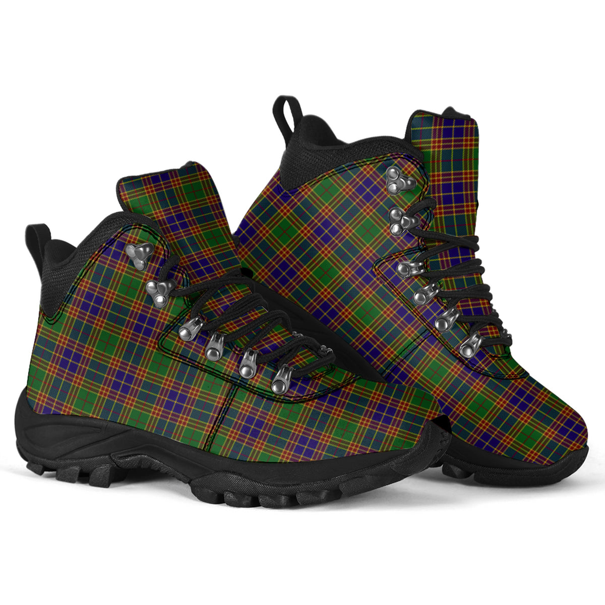 Stevenson Tartan Alpine Boots - Tartanvibesclothing