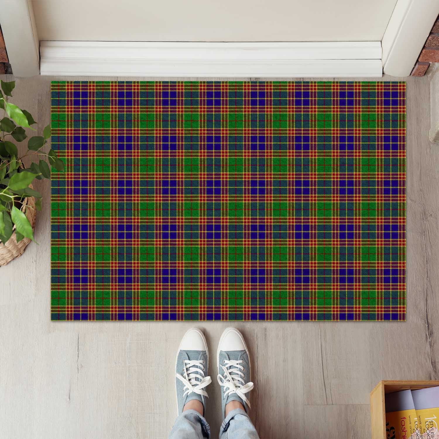 Stevenson Tartan Door Mat - Tartanvibesclothing Shop