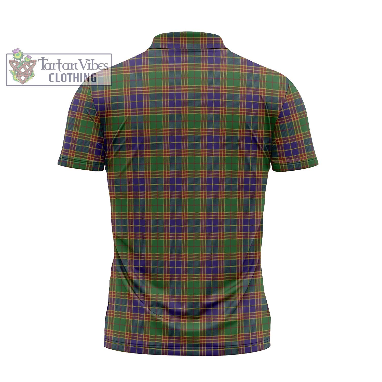 Tartan Vibes Clothing Stevenson Tartan Zipper Polo Shirt