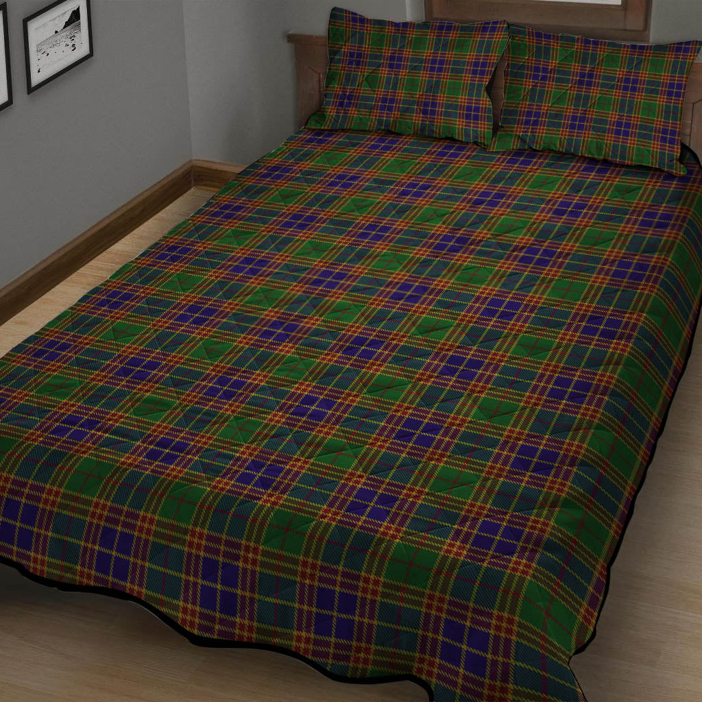 Stevenson Old Tartan Quilt Bed Set - Tartan Vibes Clothing