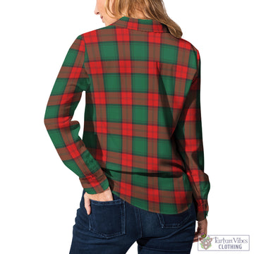 Stewart Atholl Modern Tartan Women's Casual Shirt