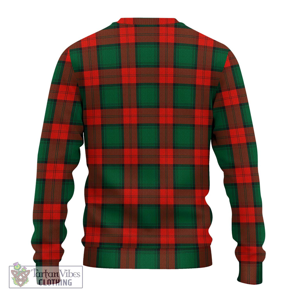 Stewart Atholl Modern Tartan Knitted Sweater with Family Crest DNA In Me Style - Tartanvibesclothing Shop