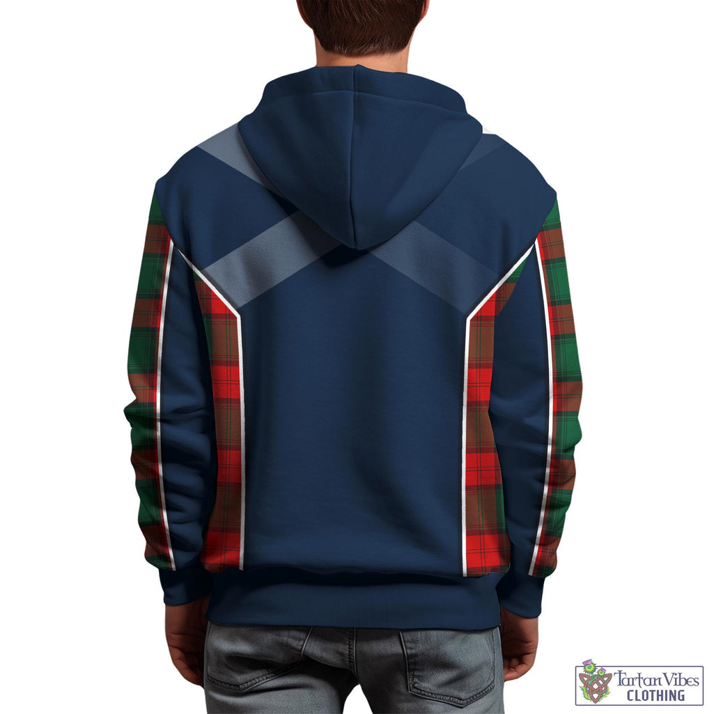 Tartan Vibes Clothing Stewart Atholl Modern Tartan Hoodie with Family Crest and Scottish Thistle Vibes Sport Style