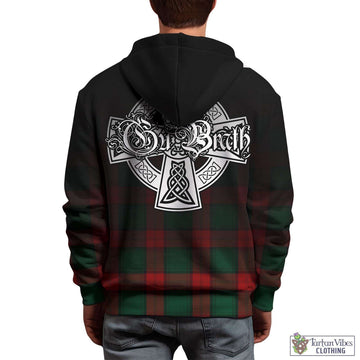 Stewart Atholl Modern Tartan Hoodie Featuring Alba Gu Brath Family Crest Celtic Inspired