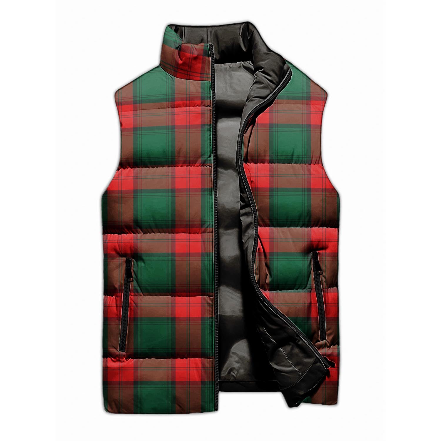 Stewart Atholl Modern Tartan Sleeveless Puffer Jacket - Tartanvibesclothing