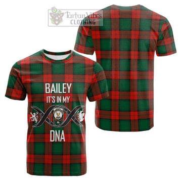 Stewart Atholl Modern Tartan Cotton T-shirt with Family Crest DNA In Me Style