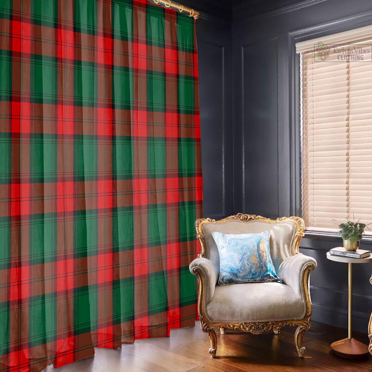 Stewart Atholl Modern Tartan Window Curtain