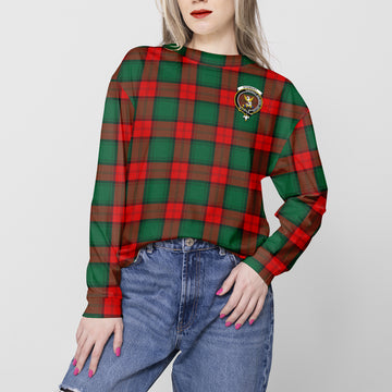 Stewart Atholl Modern Tartan Sweatshirt with Family Crest