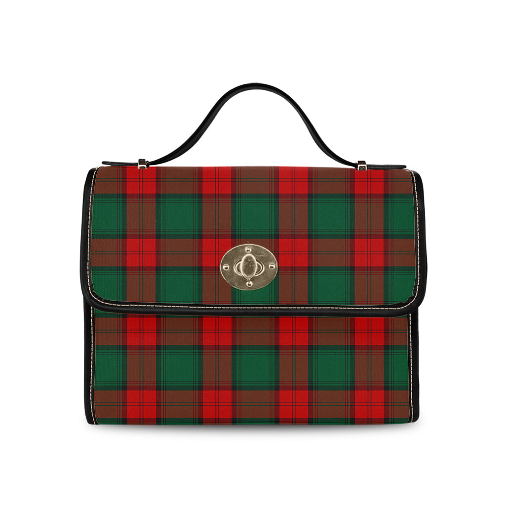 Stewart Atholl Modern Tartan Leather Strap Waterproof Canvas Bag - Tartanvibesclothing