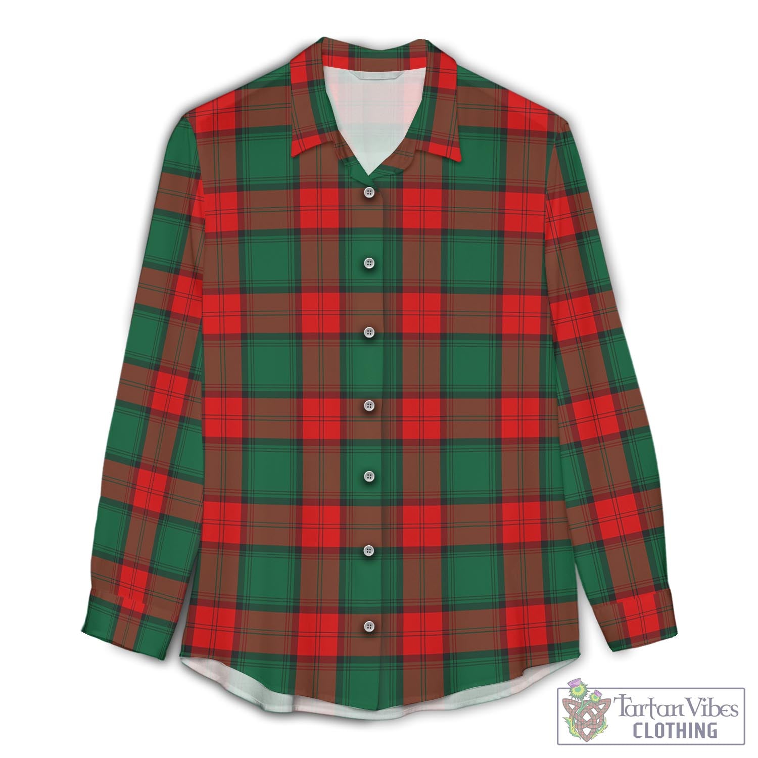 Stewart Atholl Modern Tartan Womens Casual Shirt