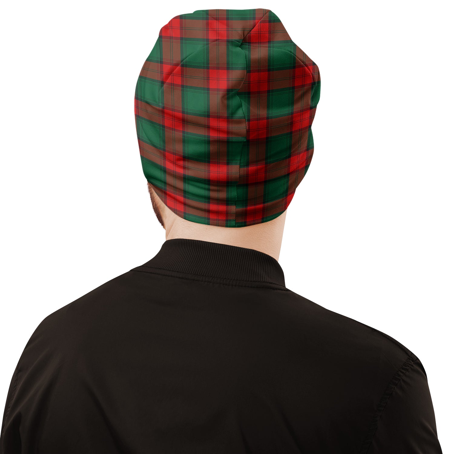 Stewart Atholl Modern Tartan Beanies Hat with Family Crest - Tartan Vibes Clothing