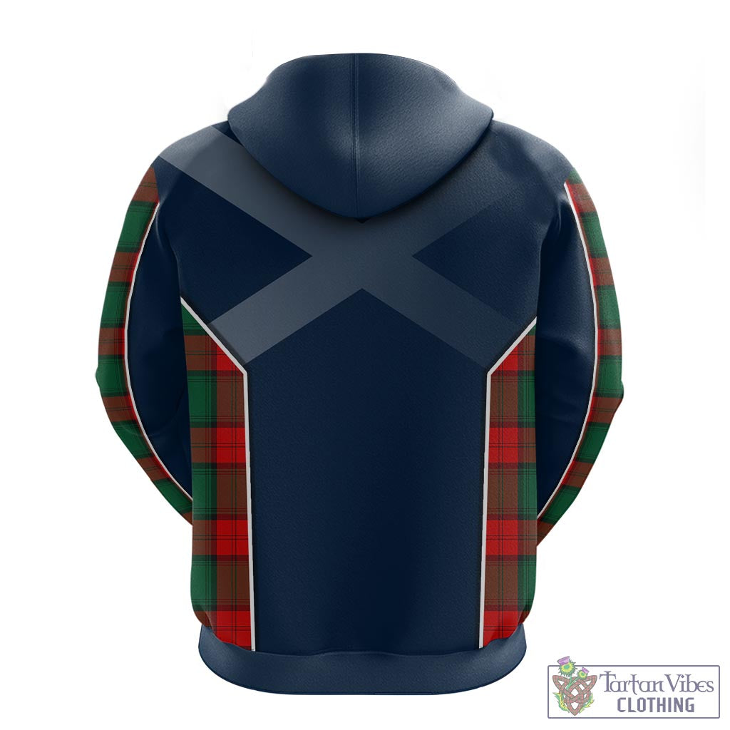 Tartan Vibes Clothing Stewart Atholl Modern Tartan Hoodie with Family Crest and Scottish Thistle Vibes Sport Style