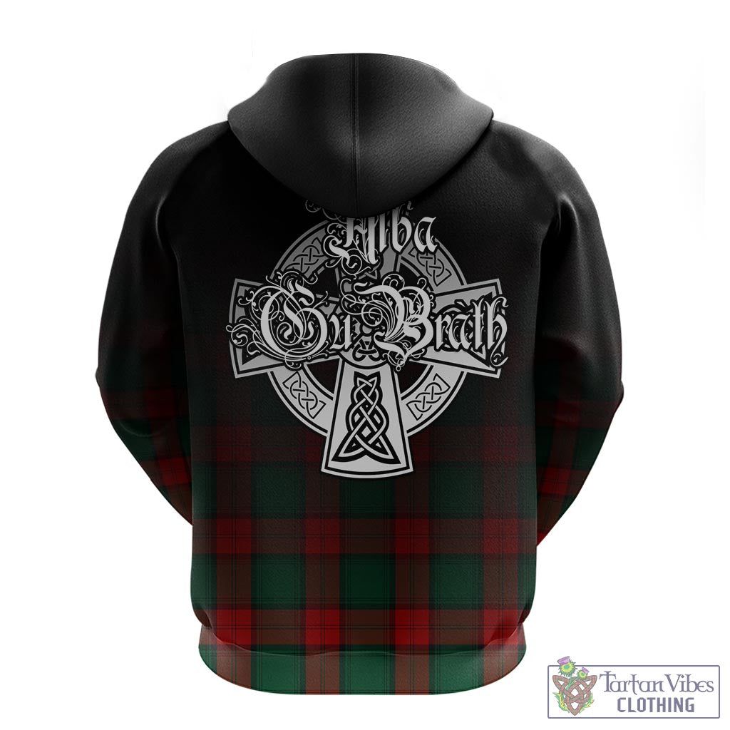 Tartan Vibes Clothing Stewart Atholl Modern Tartan Hoodie Featuring Alba Gu Brath Family Crest Celtic Inspired