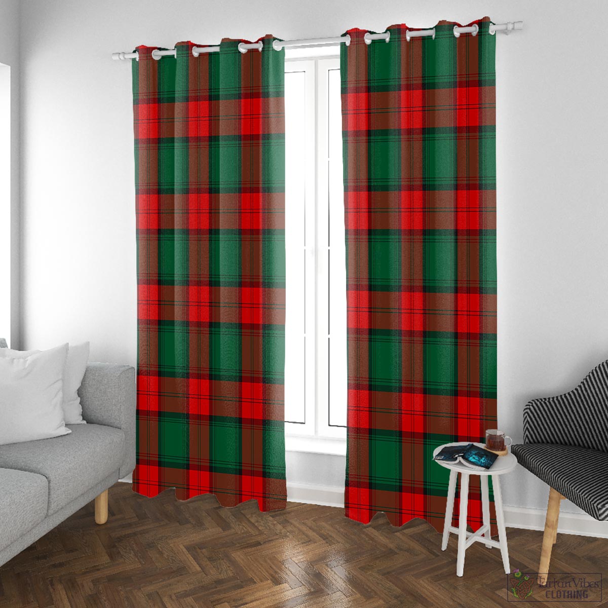 Stewart Atholl Modern Tartan Window Curtain