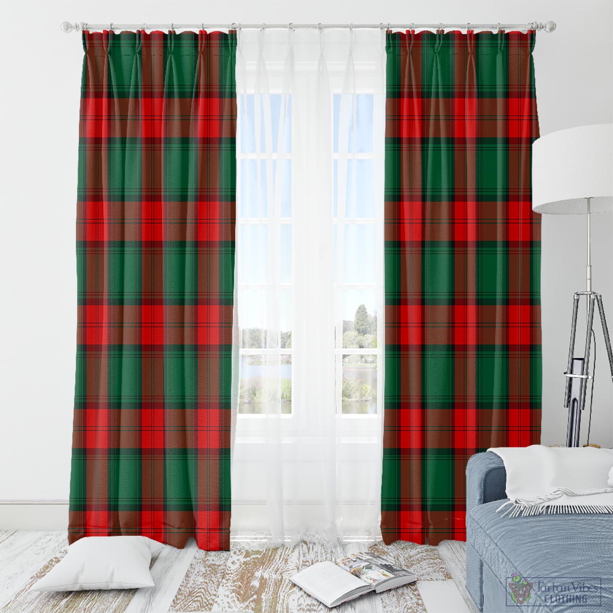 Stewart Atholl Modern Tartan Window Curtain