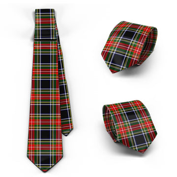 Stewart Black Tartan Classic Necktie