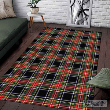 Stewart Black Tartan Area Rug