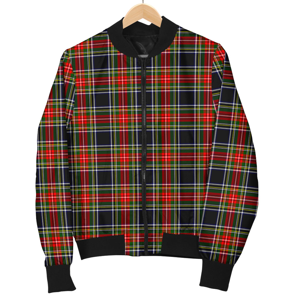 stewart-black-tartan-bomber-jacket