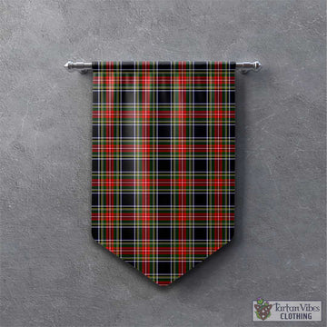 Stewart Black Tartan Gonfalon, Tartan Banner