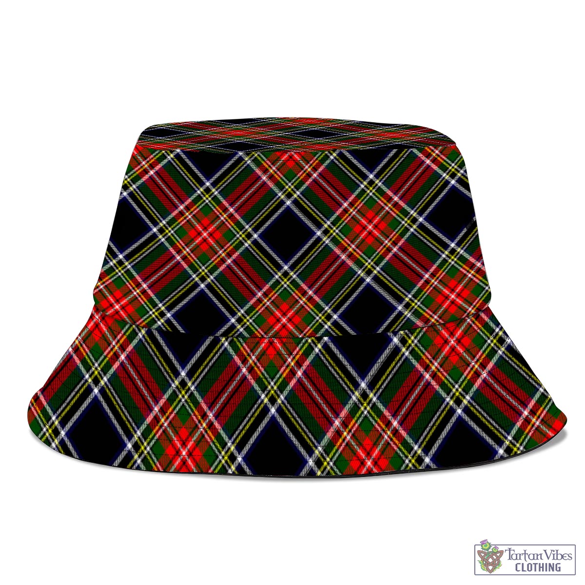 Tartan Vibes Clothing Stewart Black Tartan Bucket Hat